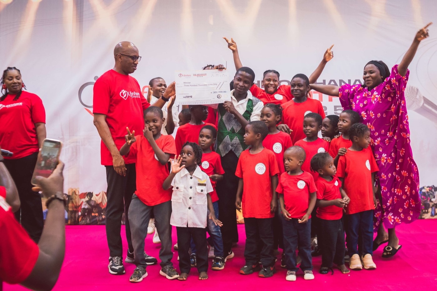 A Lifeshare Foundation talent programme attended by children and volunteers